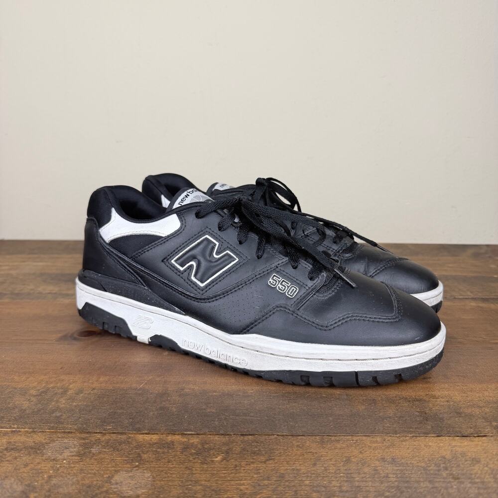 New Balance 550 Black White Lifestyle Sneaker BB550SV1 Men's Size 13 D